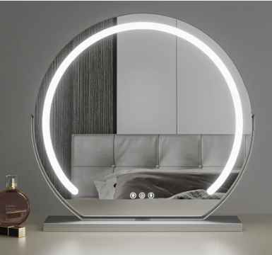 Скандинавське дзеркало для макіяжу Art Led Нерегулярний дизайн Дзеркало для макіяжу Місячний туалетний столик Espejos Pared Аксесуари для прикраси вітальні