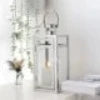 Vintage European-style stainless steel glass candle holder