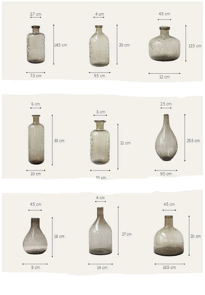 Creative glass vases handmade art decoration