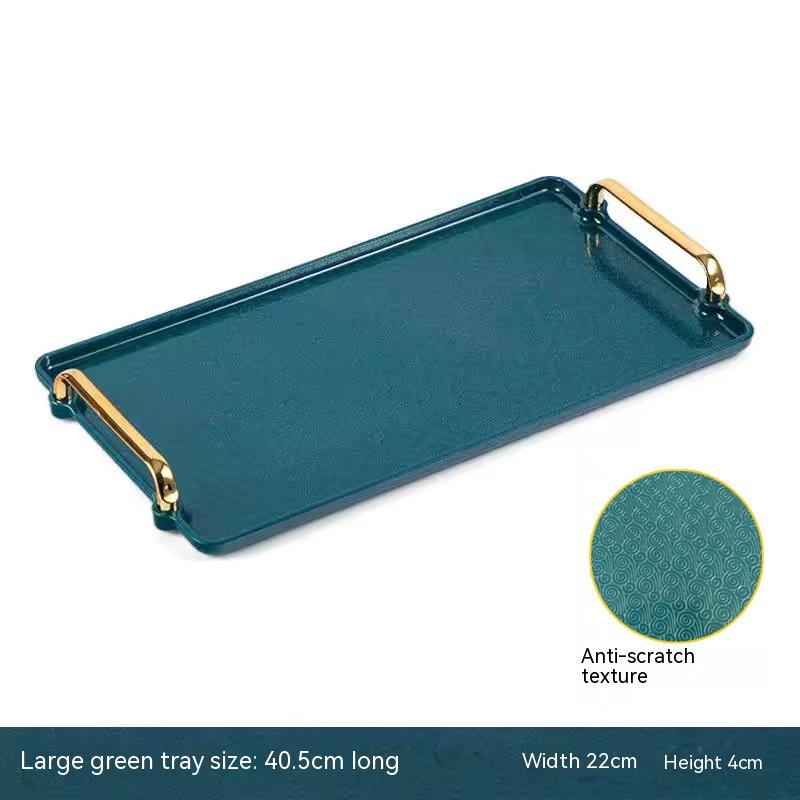 Light Luxury Household Rectangular Tray Nanag store