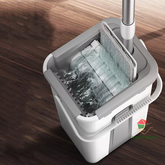 モップマジックフロアスクイーズスクイーズモップバケット付きフラットバケット回転モップ用洗濯フロアハウス家庭用掃除クリーナー簡単2020