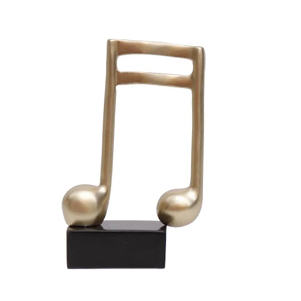 Mini musical note model figure resin