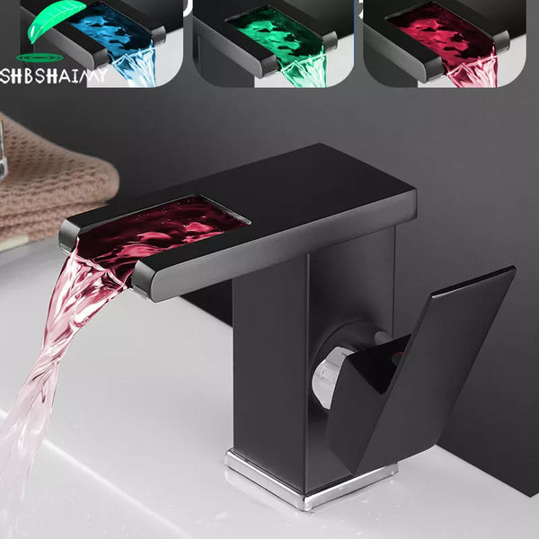 LED Luminous Washbasin Tap