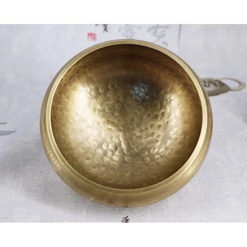 Tibetan Bowl Singing Bowl Wall Dishes Tibetan Yoga Singing Meditation Bowl Decorative-wall-dishes Buddhism Gift Home Decor Craft Nanag store