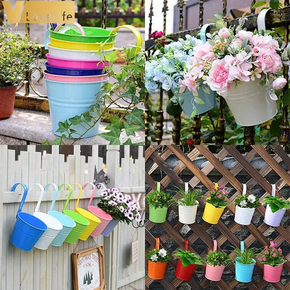 Color Hanging Flower Pots