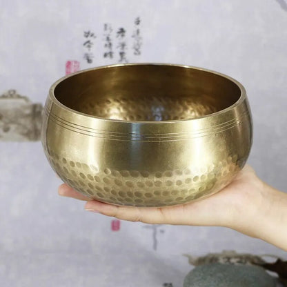 Tibetan Bowl Singing Bowl Wall Dishes Tibetan Yoga Singing Meditation Bowl Decorative-wall-dishes Buddhism Gift Home Decor Craft Nanag store