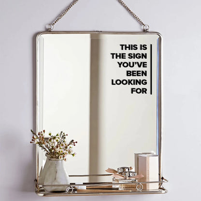 Наклейка на стіну дивовижне дзеркало