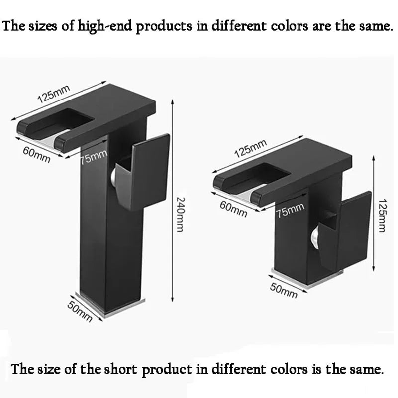 LED Luminous Washbasin Tap