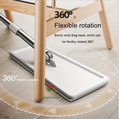 Mopp magi Golv Kläm kläm mopp med hink platt hink roterande mopp för tvätt golv hus städning rengöringsmedel lätt 2020nytt