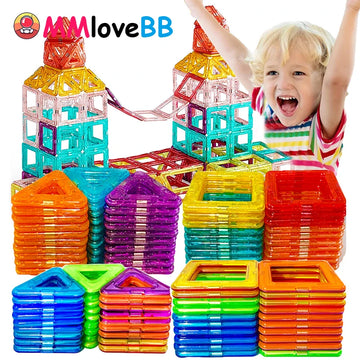 Magnetic building blocks - big and mini sizes