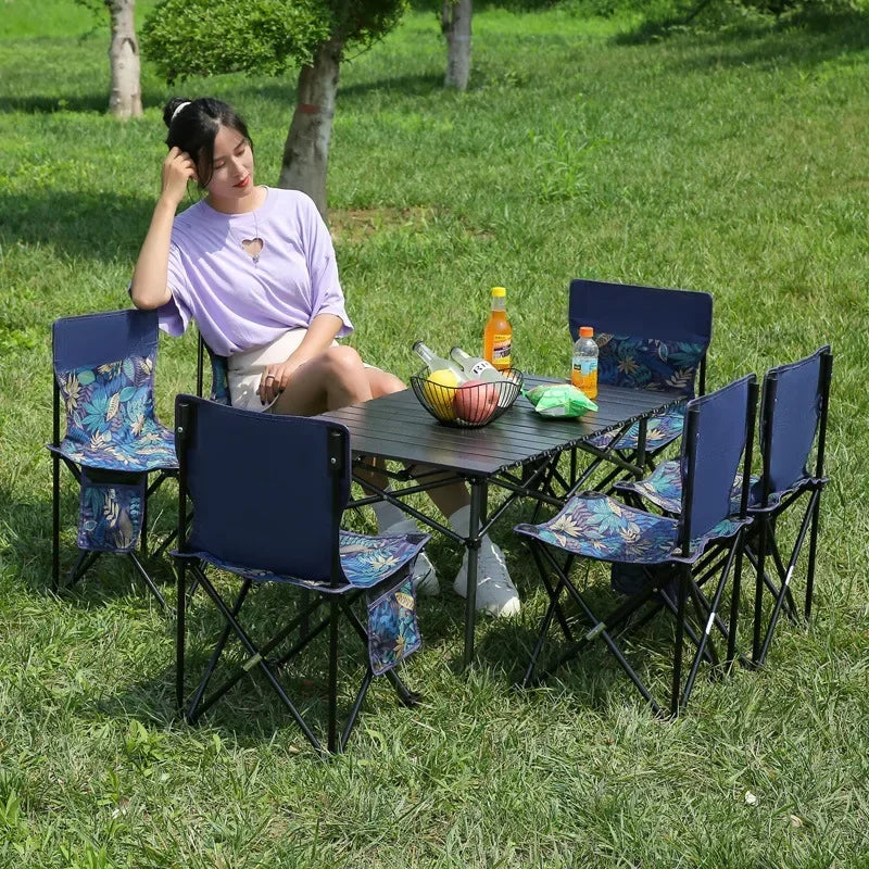 Outdoor portable folding chair