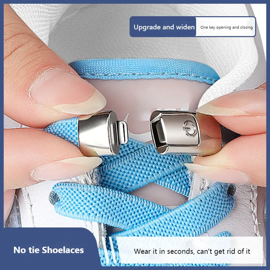 Lock Press Schnürsenkel ohne Krawatten elastische Schnürsenkel