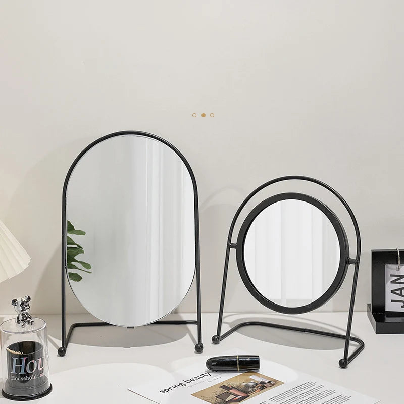 New Simple Makeup Mirror Desk Standing mirror - Nanag store