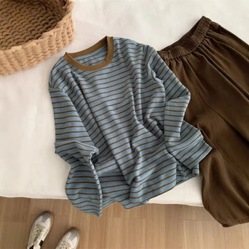 Women Striped Knit Top