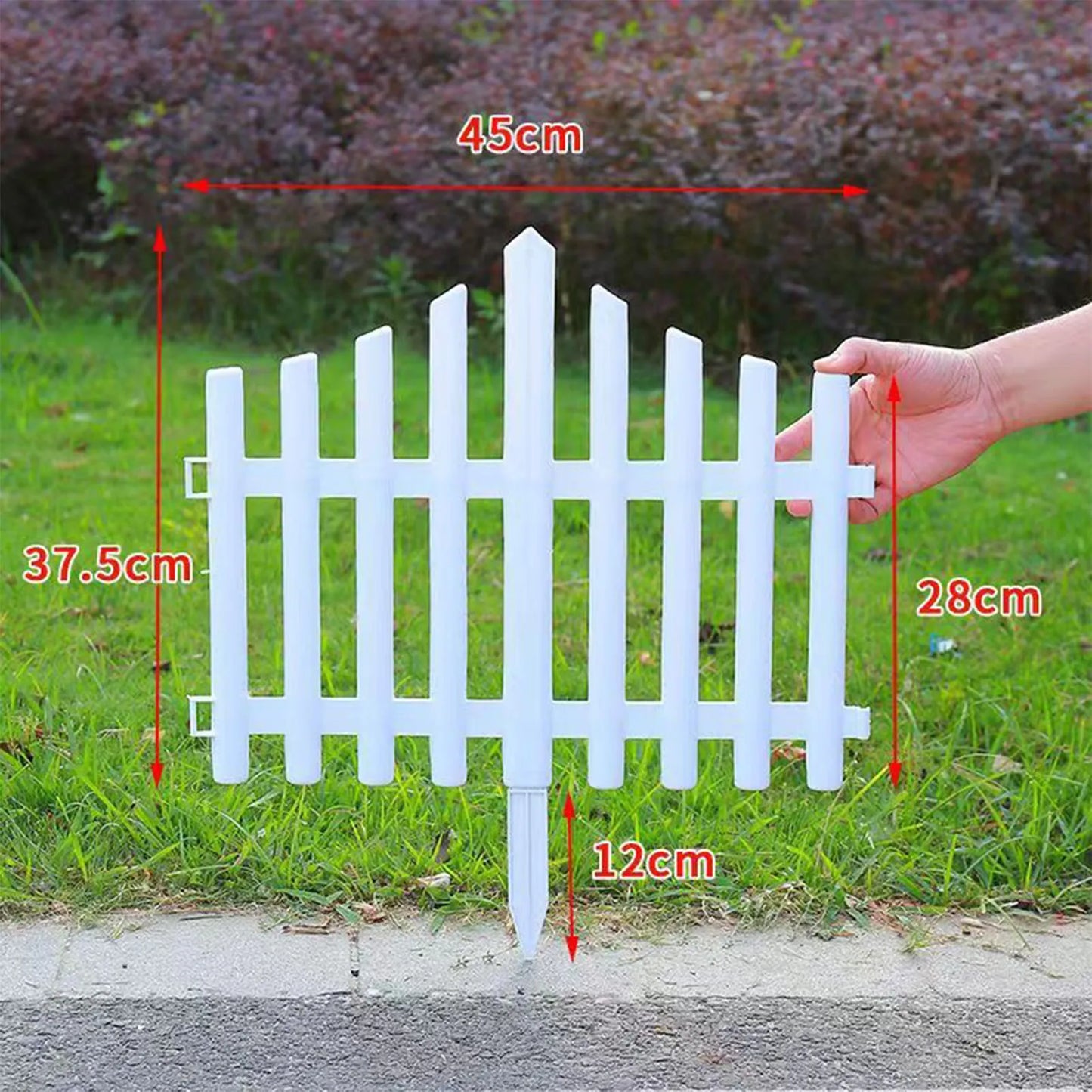 Garden fence border plastic fencing