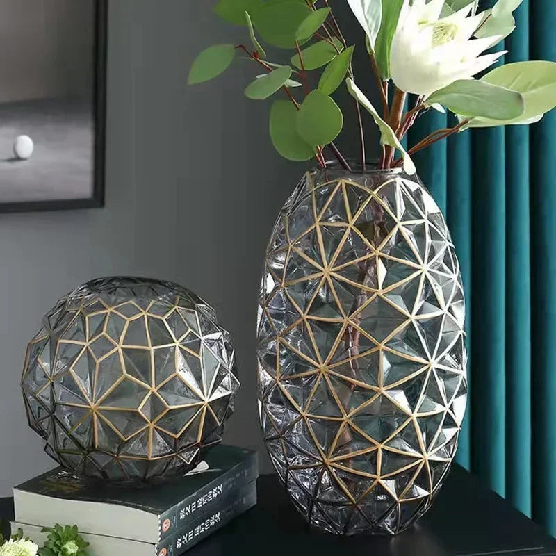 Light luxury Nordic glass vase