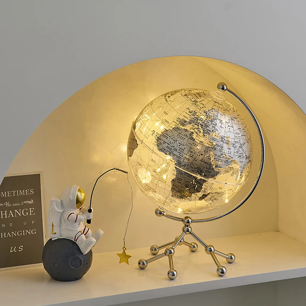 Luxurious light transparent globe