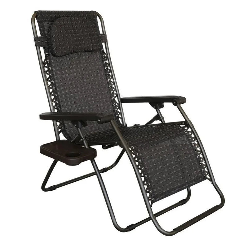 Beach chair with cup holder