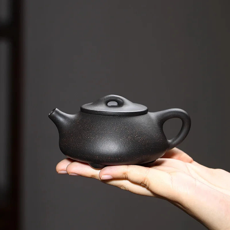 Handmade Chinese authentic Yixing purple clay teapot 180ml - Nanag store