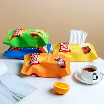 Potato Chip Tissue Box