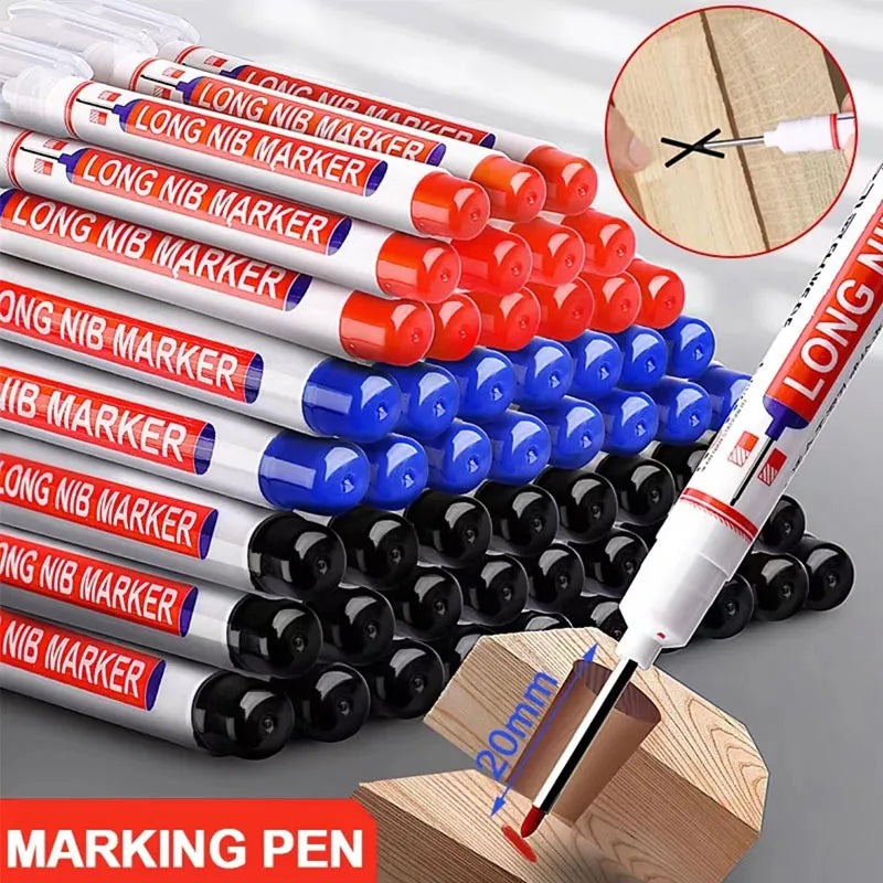 Long Oily Permanent Art  pen Marker 20mm Deep Hole N store