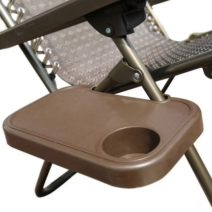 Beach chair with cup holder