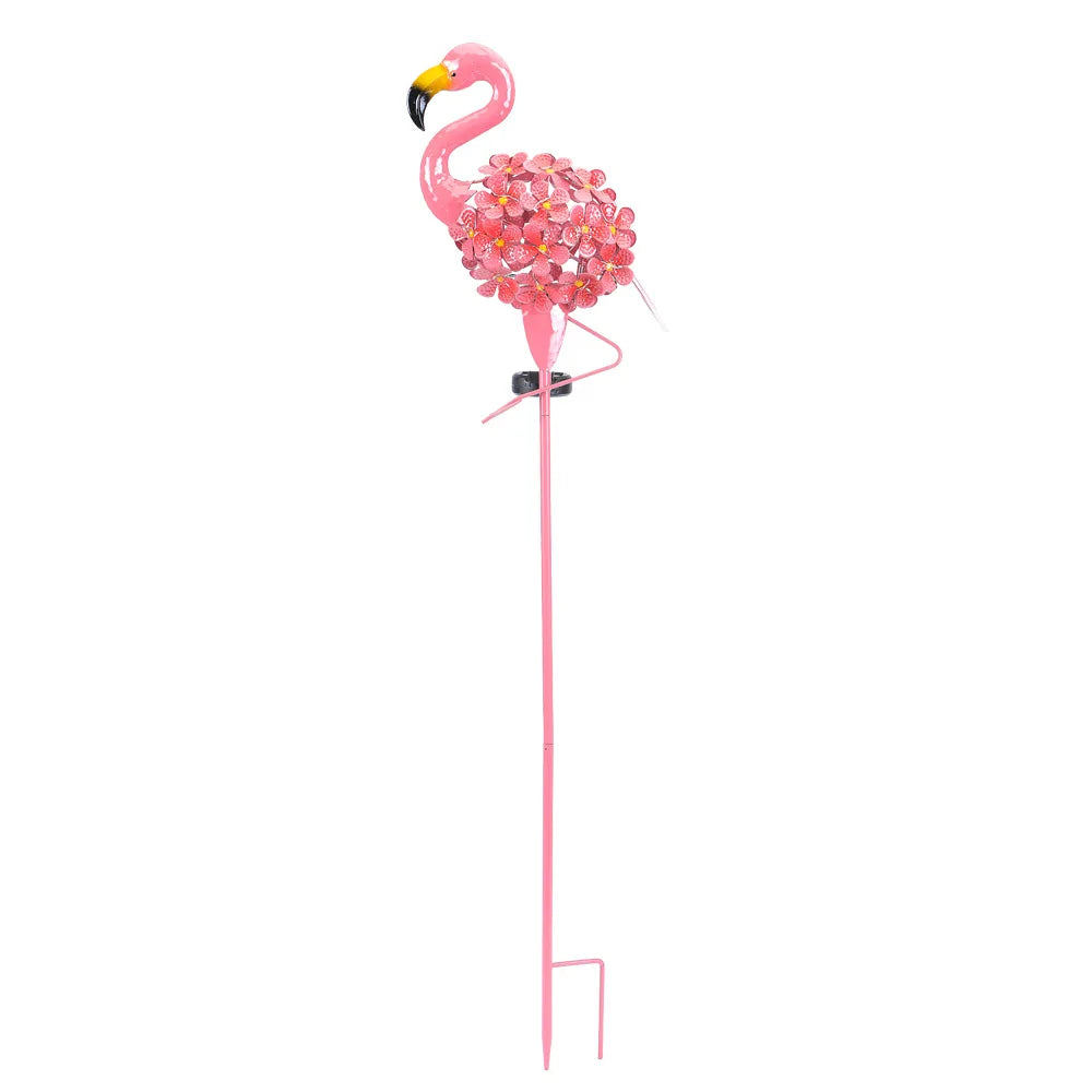 Flamingo LED waterproof solar-powered lights for garden