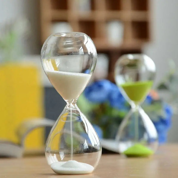 Droplet hourglass timer, available in 5/15/30/60 minute