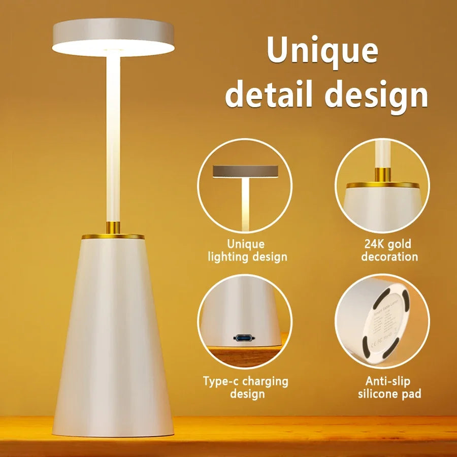 Metal LED table lamp