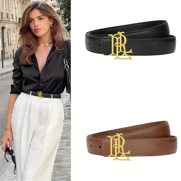 Women Gold Letter Belt