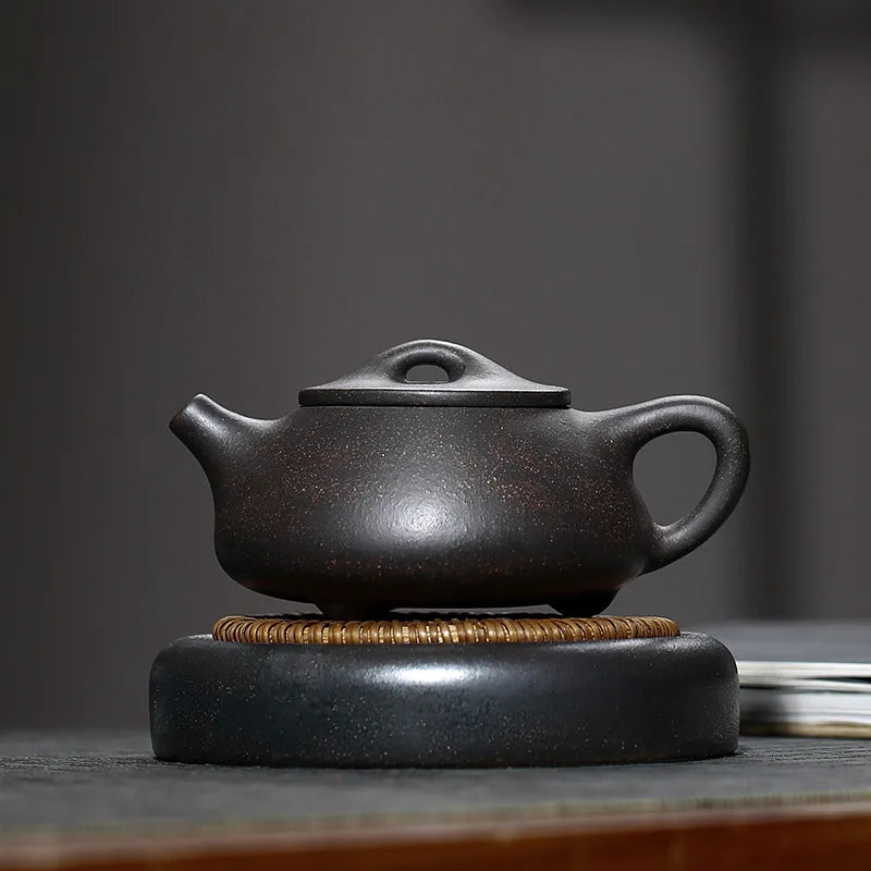 Handmade Chinese authentic Yixing purple clay teapot 180ml - Nanag store