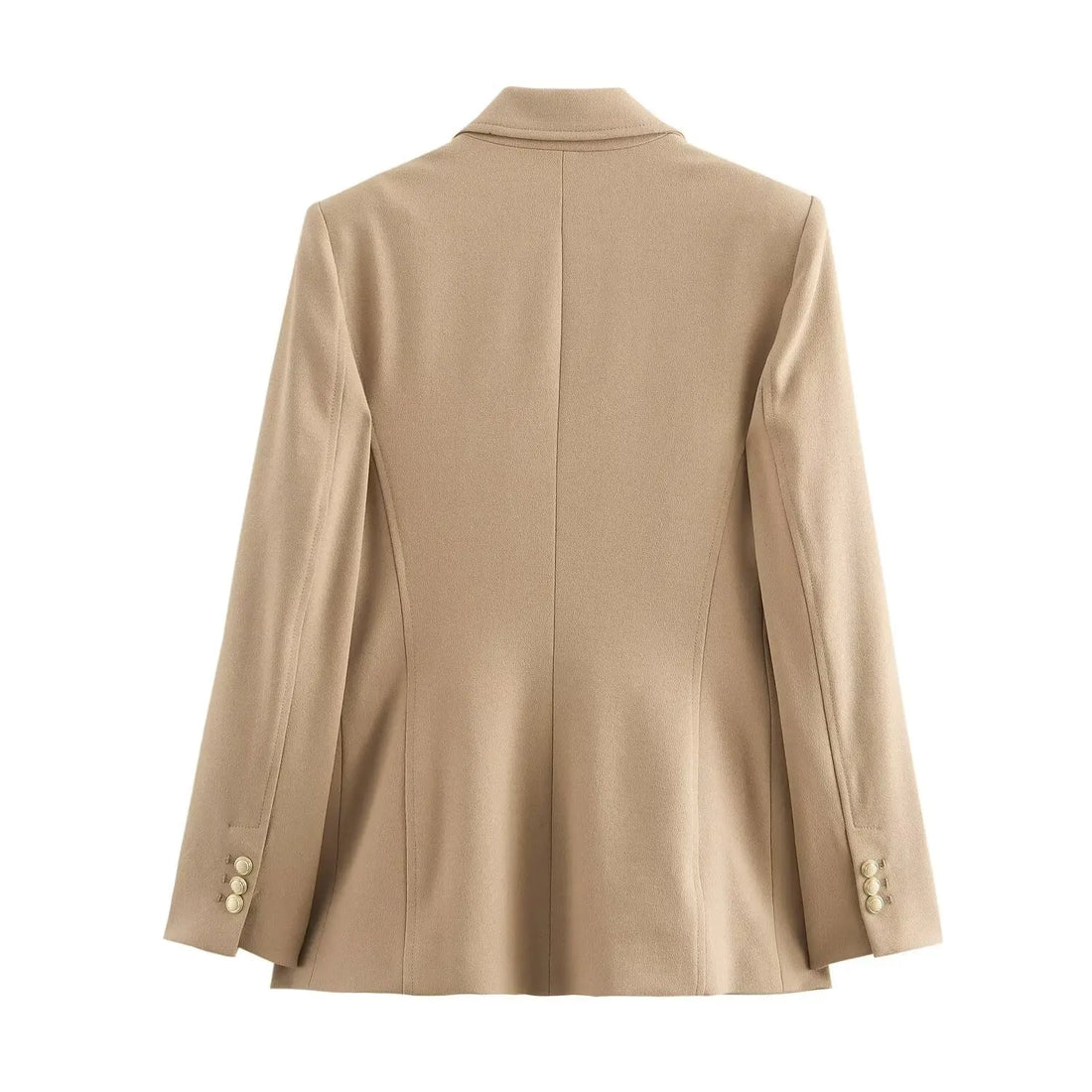 Slim Fit Gold Button Blazer