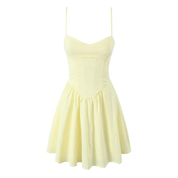 Women Fit Flare Mini Dress