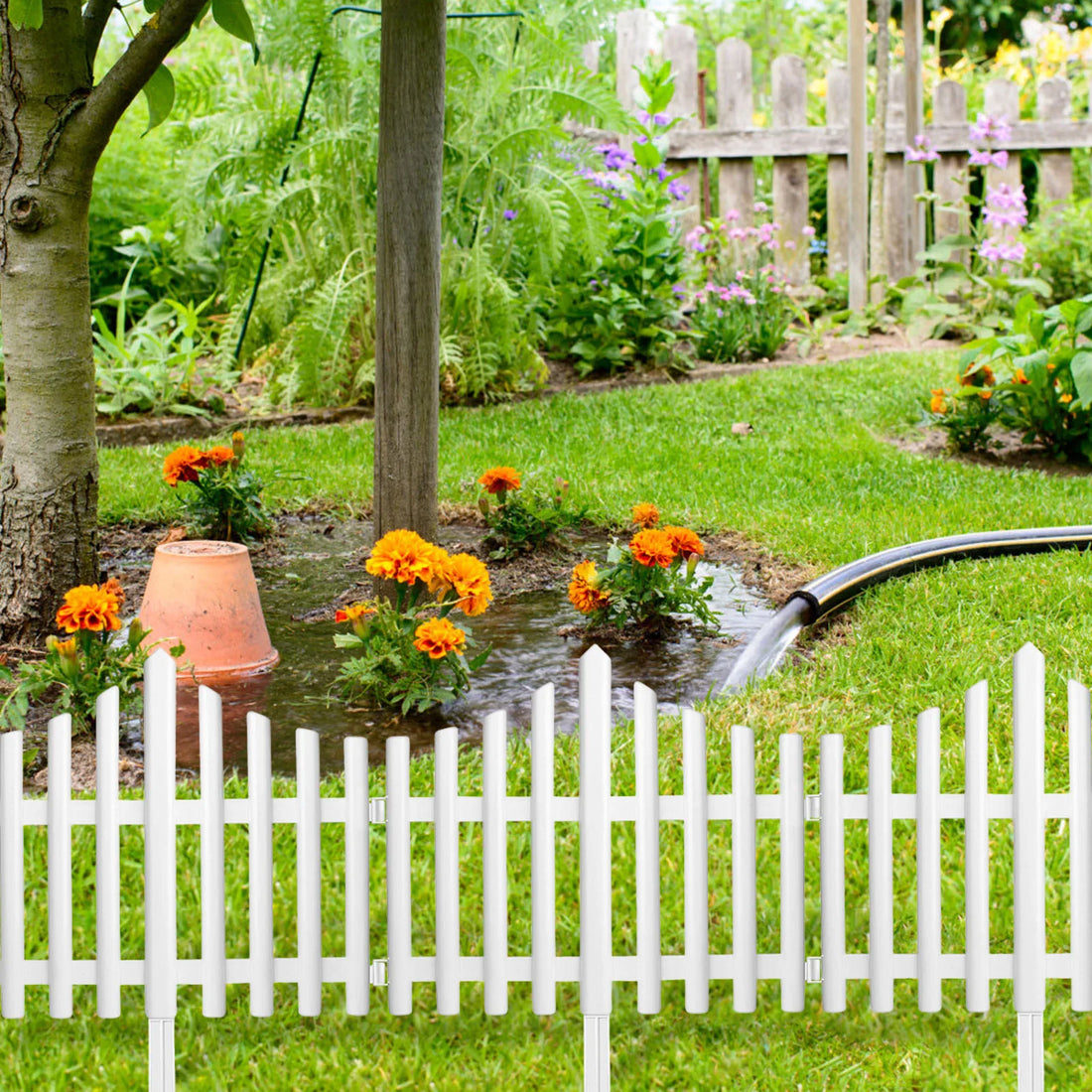 Garden fence border plastic fencing