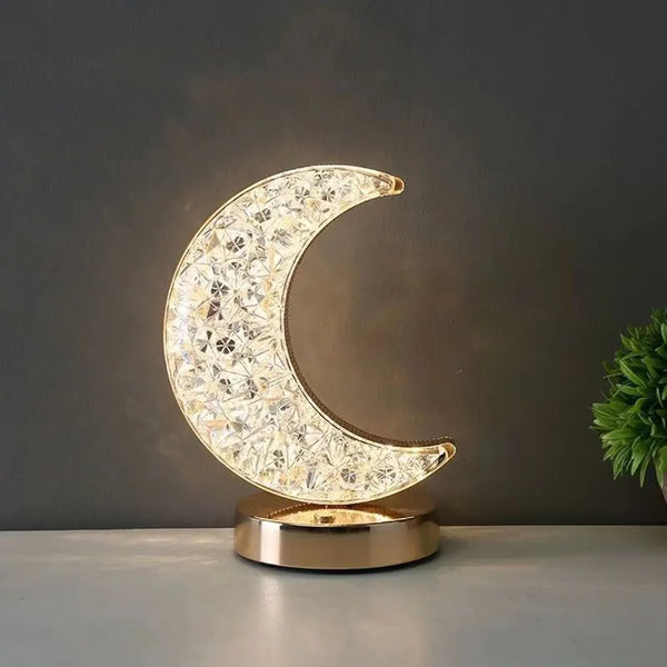 LED night light star moon lamp battery with 3 colors