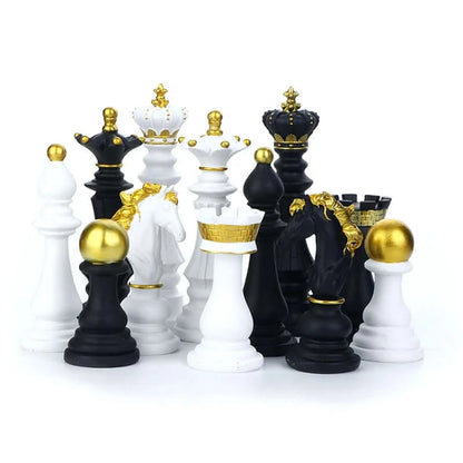 1 adet Reçine satranç parçaları masa oyunları aksesuarları