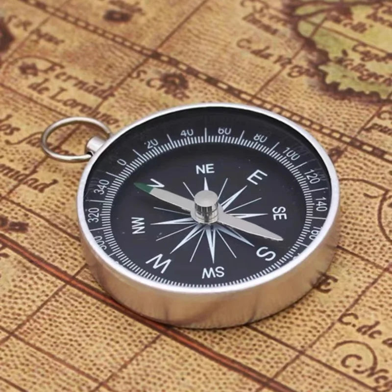 Kompas perjalanan logam hadiah portabel