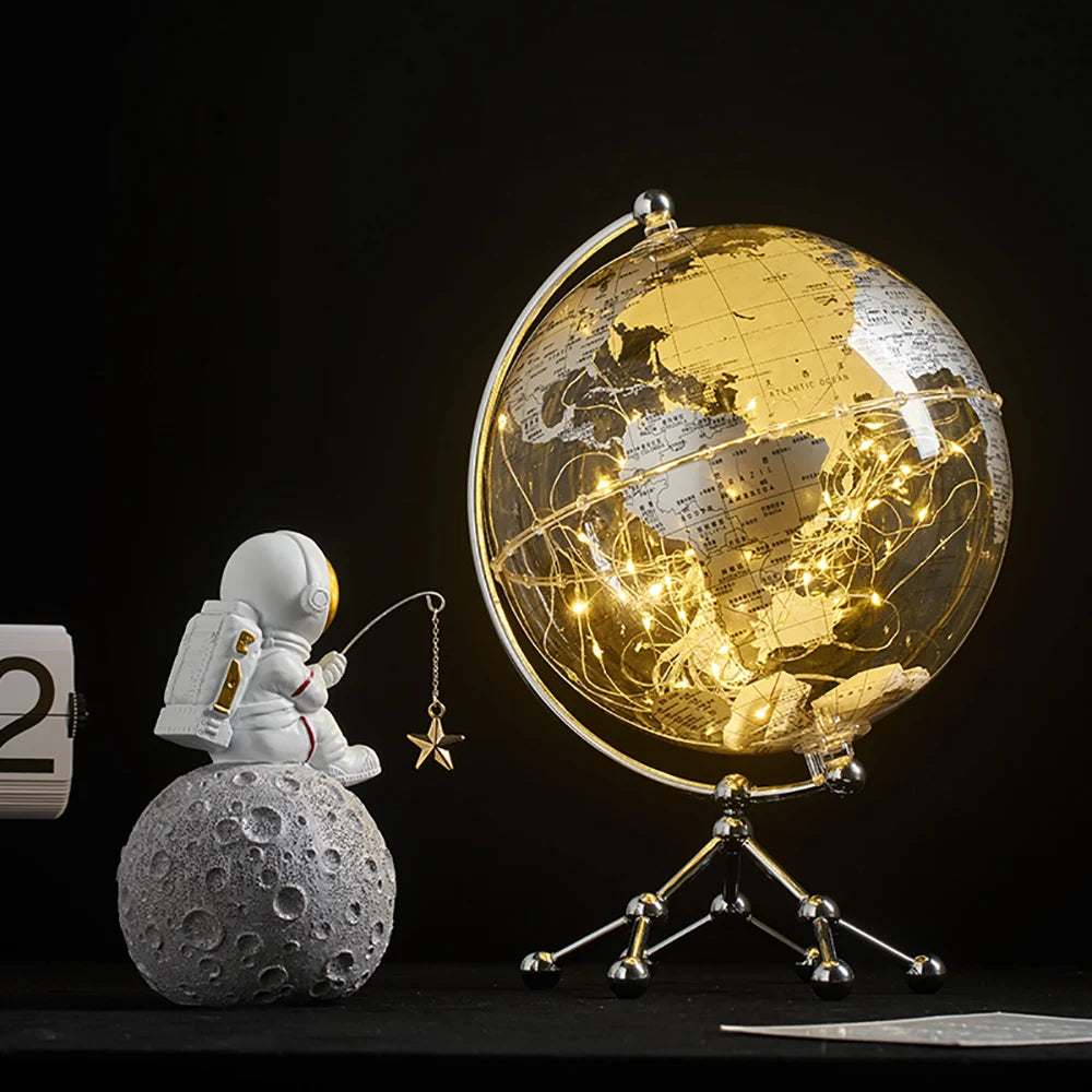 Luxurious light transparent globe