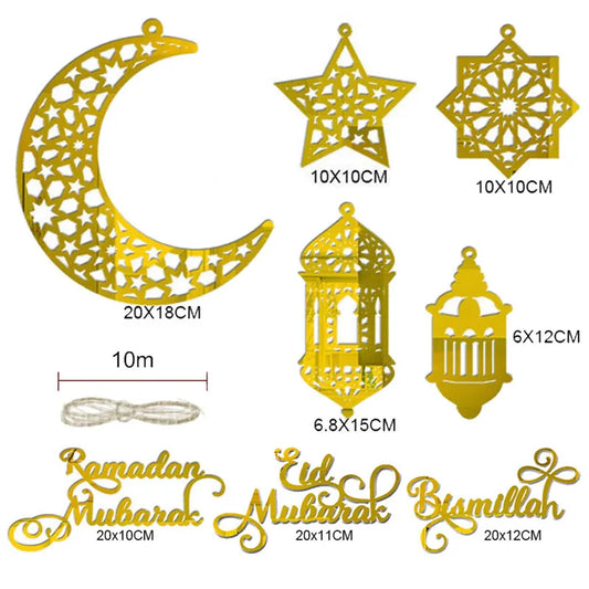 Ramadan decoration 2024 DIY Eid party ornament