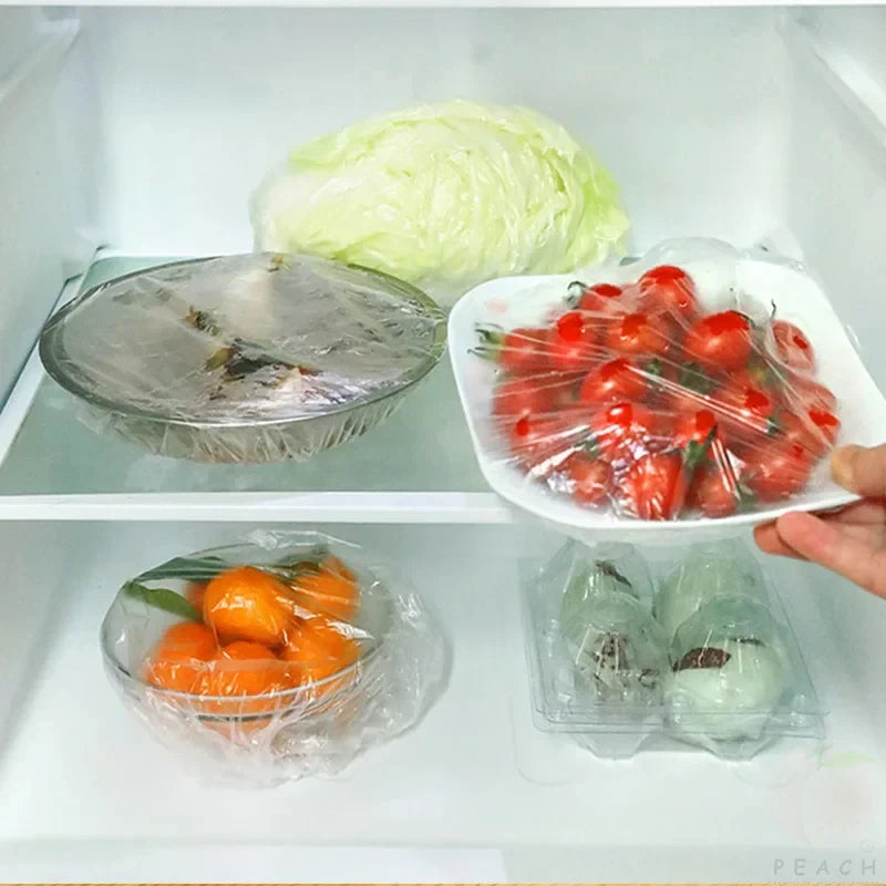 100PC Elastic Bowl Covers