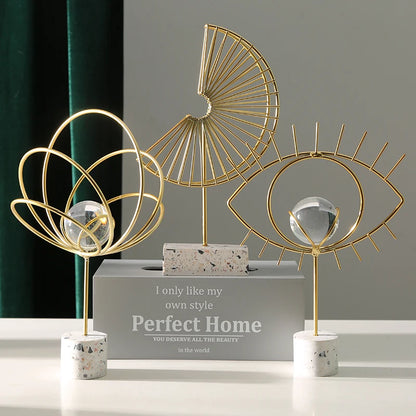 Simple metal creative home decoration accessories gift