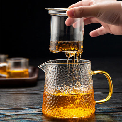 High quality heat resistant glass kettle coffee glass pot