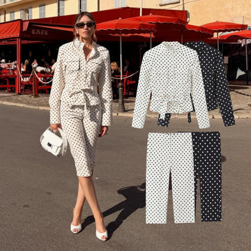 Women Polka Dot 2 Piece Set