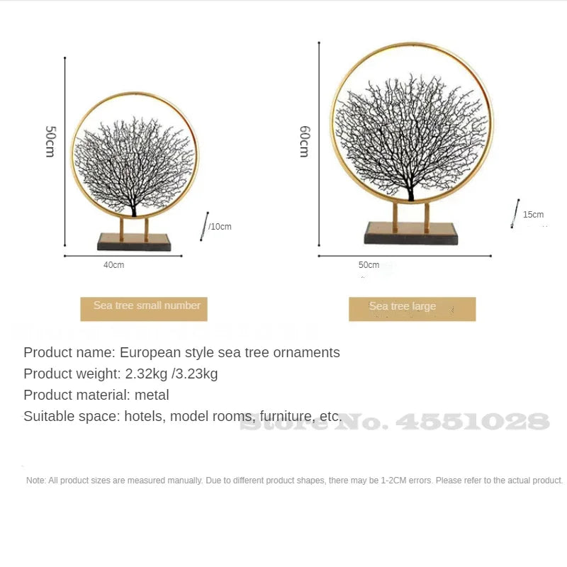 Sea tree ornaments