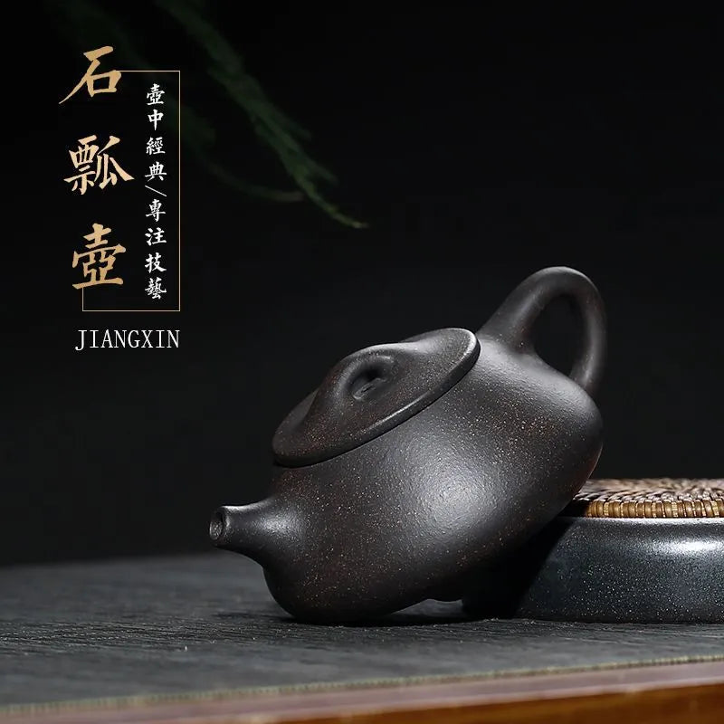 Handmade Chinese authentic Yixing purple clay teapot 180ml - Nanag store