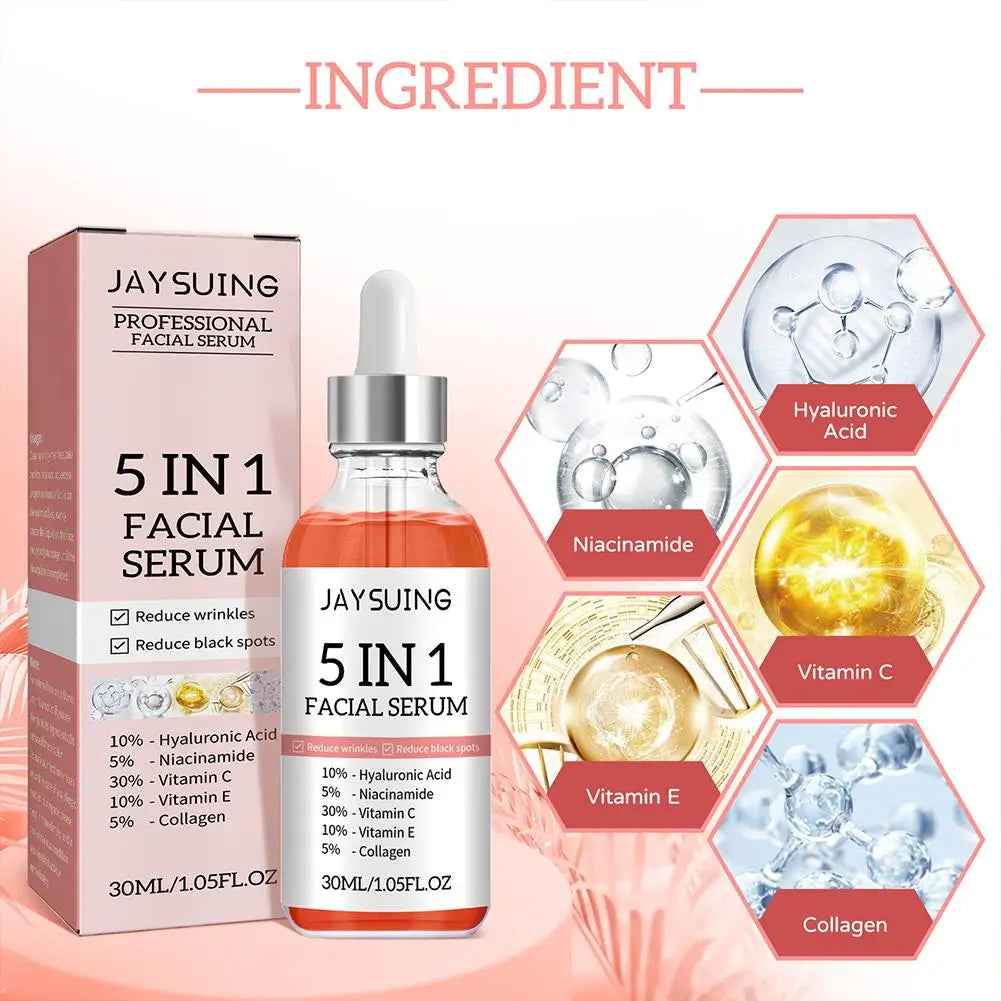 5 In 1 Fade fine lines firming face serum