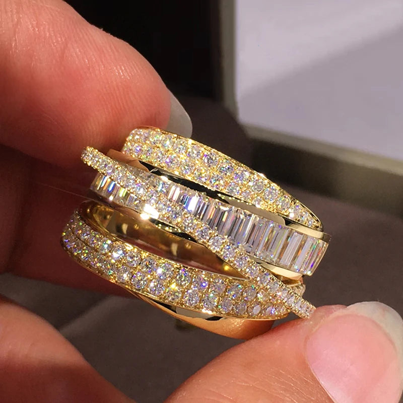 Women's Sparkling CZ Ring