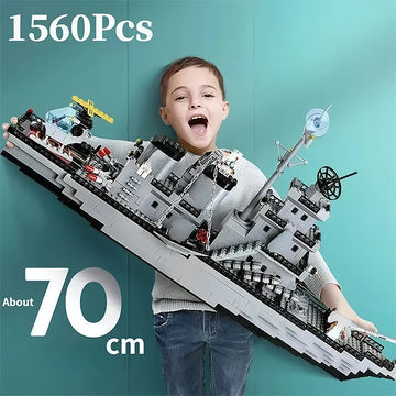 1560PCS Warship Building Blocks