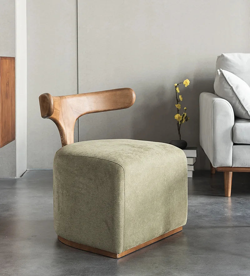Современный и инновационный стул для отдыха изготовлен из твердой ткани, идеально подходит для смены обуви