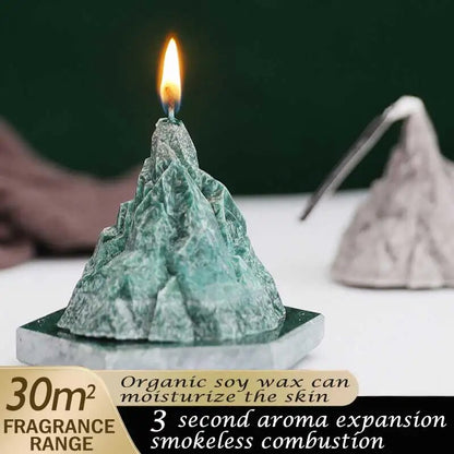 Креативна ароматерапевтична свічка в стилі айсберга